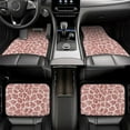thumbnail image 7 of Fuzoiu Rose Gold Abstract Spots Print Carpet Floor Mats for Car,Car Foot Mat Set,Universal Fit 4 Piece Mat Pad Set,Fits Most Cars Trucks Vans Sedans SUV Auto Carpet Mat Se, 7 of 7