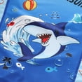 thumbnail image 6 of ZTKWD Little Boys Pullover Rash Guard and Swim Trunks Outfit Set Cool 4-15 Years, 6 of 8