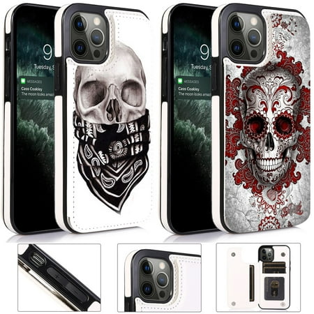 Kcysta for iphone bag for men, front and back case for iphone 11,Dust Prevention Slim PU Leather with Card Holder Anti-drop Fashion Cover Case for iphone 13 X 12 8 XS 11 PRO Max 7 6 Plus XR 5