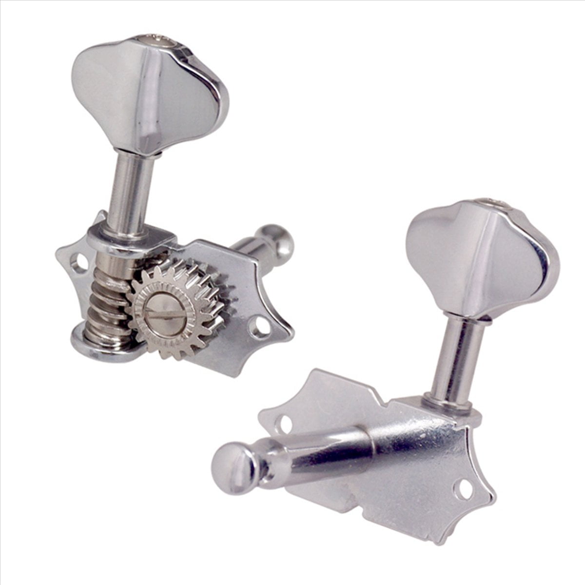 9L9R 18Pcs 1:18 Guitar String Tuning Pegs Tuner Machine Heads Knobs Keys for Acoustic or Electric Silver
