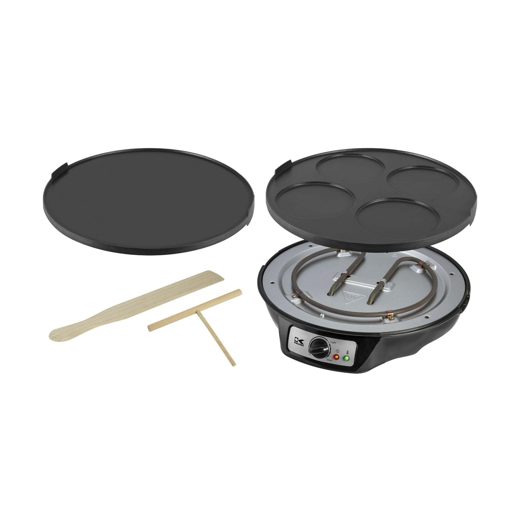 Kalorik 3in1 Griddle Crepe & Pancake Maker Black