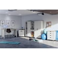 thumbnail image 6 of Pemberly Row Modern 36" Wide 2 Door Storage Cabinet in White, 6 of 11