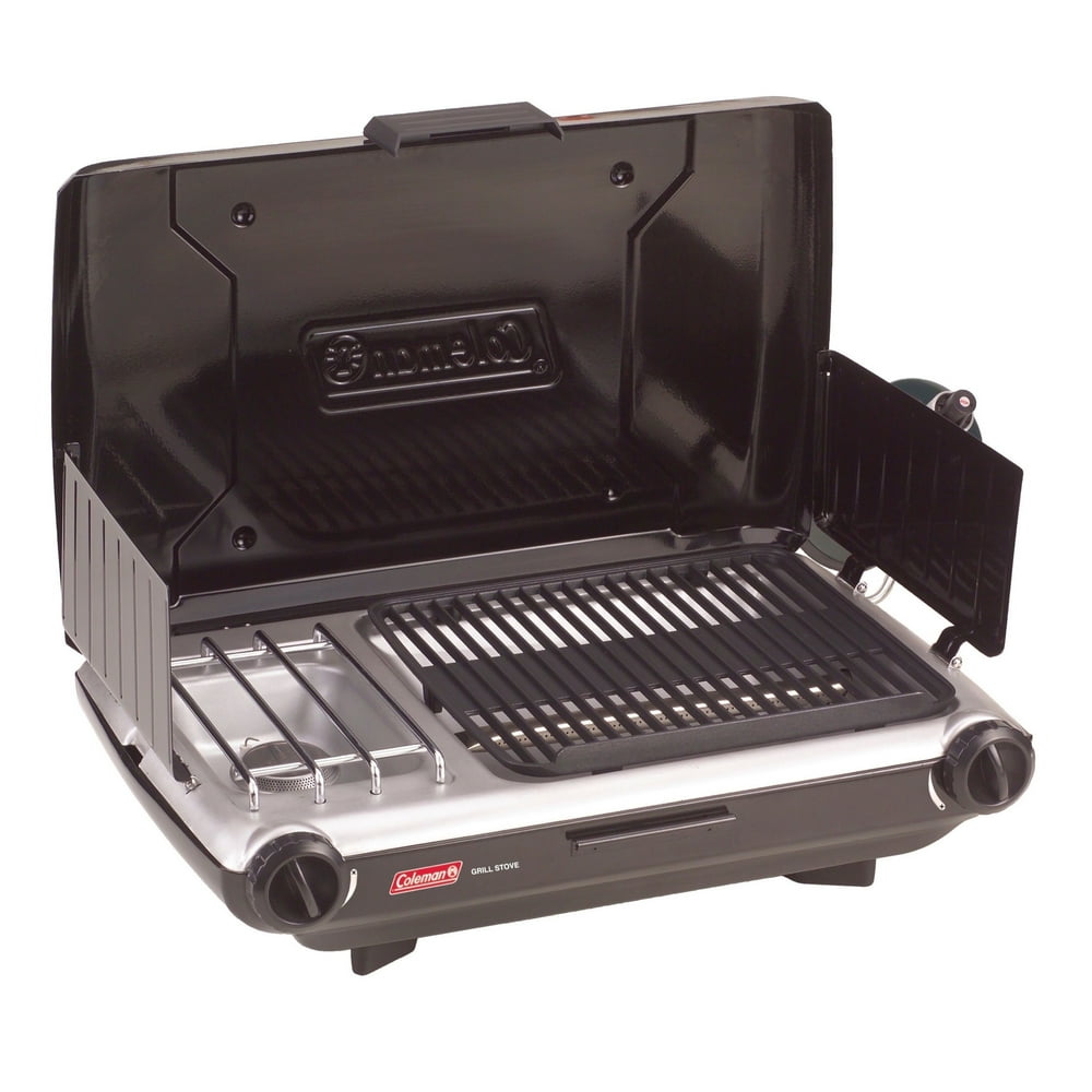Coleman PerfectFlow 20,000 BTU 2 Burner Grill Camp Stove
