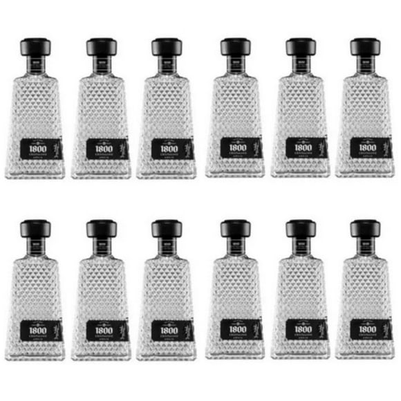 Pack x 12 Tequila 1800 Cristalino Añejo 700 ml 1800 Tequila Cristalino
