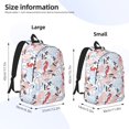 thumbnail image 4 of Xecao Sea Horse And Corals for Canvas College Laptop Backpack, Durable Rucksack Travel Notebook Bag School Backpack Book Bag for Men Women, 4 of 8