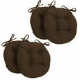 thumbnail image 3 of Coussins de Chaise Ronds en Sergé Uni 16 Pouces (Ensemble de 4), 3 of 4