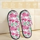 thumbnail image 2 of Fotbe Flamingo Pantuflas Peludas para Mujer con Estampado, Zapatillas de Peluche, Zapatos de Invierno para Casa, Uso Interior y Exterior-Large, 2 of 8