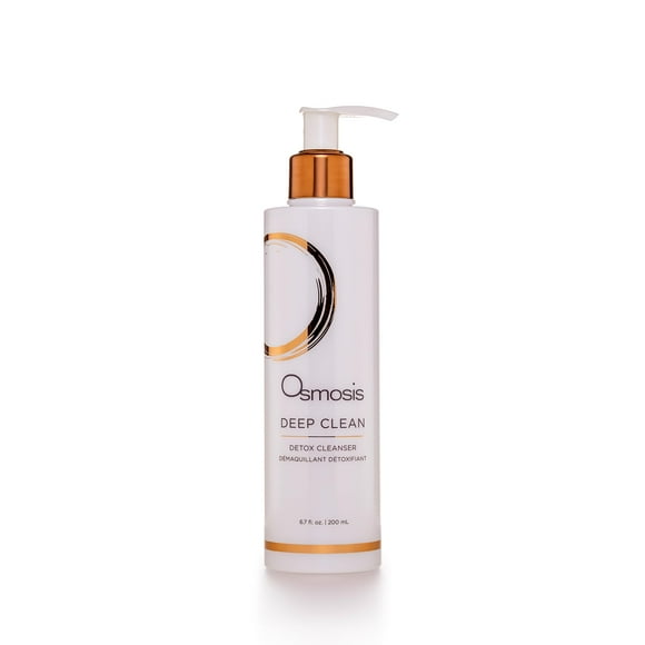 OSMOSIS DEEP CLEAN Detox Facial Cleanser Face Wash with Coconut Oil for Oily Blemish-Prone Skin Gently Removes Impurities 6.7 Fl Oz