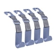 thumbnail image 1 of 4 ganchos para reposacabezas de coche, colgadores de almacenamiento, accesorios automotrices portátiles, fáciles de usar. Gris, 1 of 8