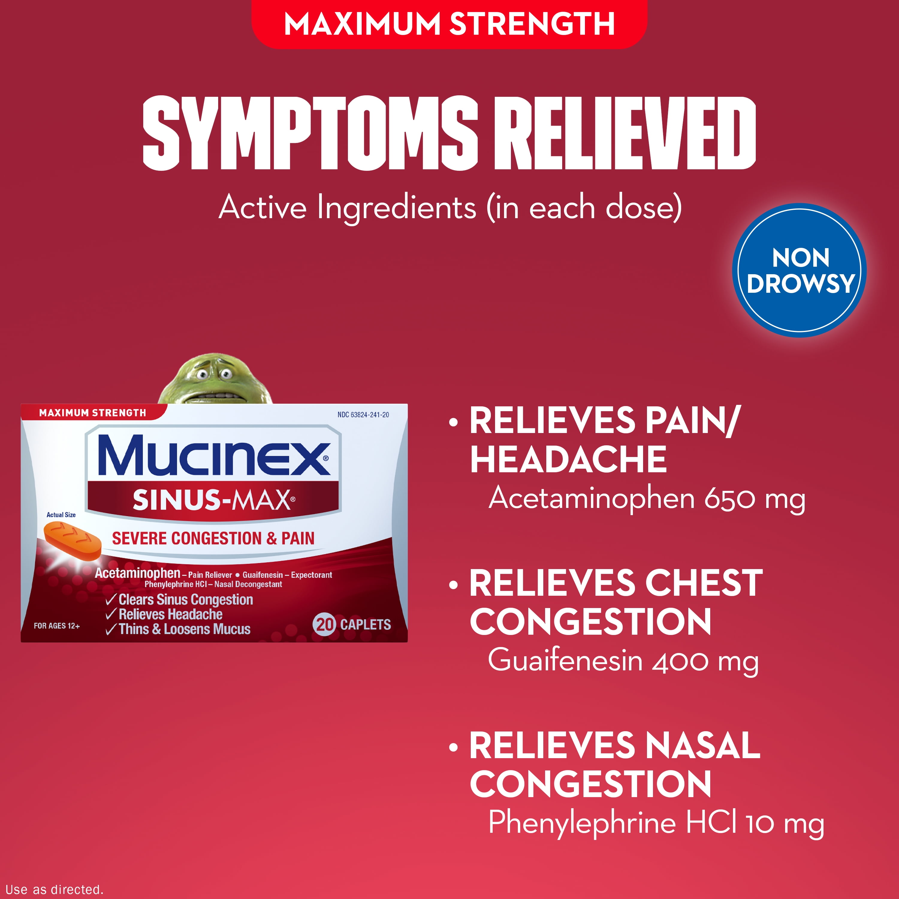 Maximum Strength Mucinex SinusMax Severe Congestion Ubuy Sri Lanka
