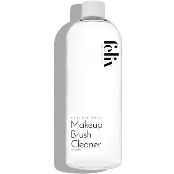 Limpiador de brochas de maquillaje Felix Professional 946 ml, sin enjuague