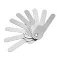 thumbnail image 4 of Tooth Gap Measuring Ruler, High Accuracy Tooth Gap Gauge Stainless Steel 9 Pcs Flexible Smoothly Hard Wearing  For Measurement ANGGREK Tooth Gap Measuring Ruler, 4 of 8