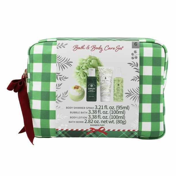 Body Care Set For Women, Portable 6 Pieces Care Set, Shimmer Spray