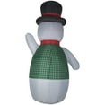 thumbnail image 3 of Gemmy Christmas Airblown Inflatable Dapper Snowman Giant, Tall, Multi, 3 of 3