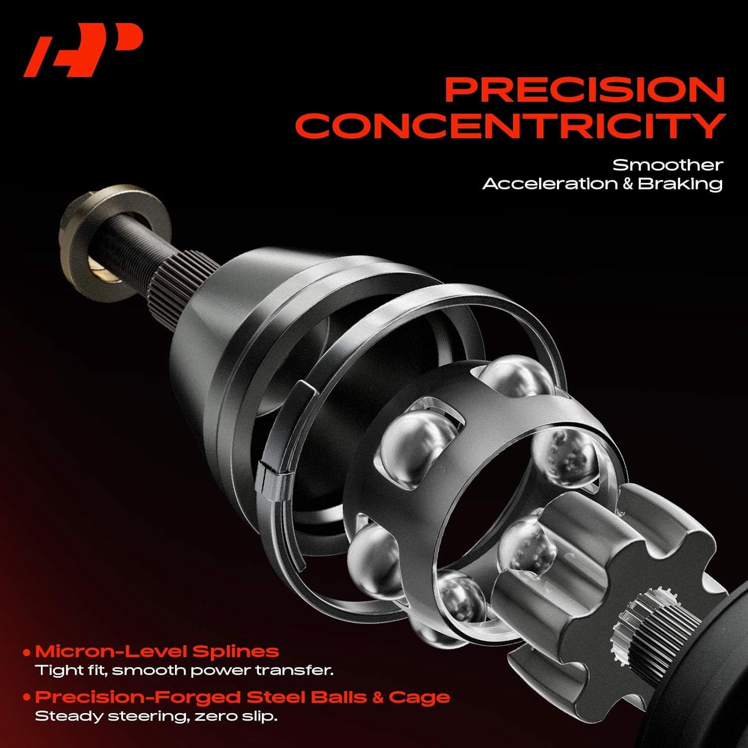 A-Premium Pair (2) Front CV Axle Shaft Assembly Compatible with Toyota Corolla 2020-2021 1.8L, Driver & Passenger Side, Replace# 4342002E70, 4341002A30