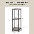 thumbnail image 3 of Gymax 2PCS 3 Tier Tall Metal Plant Stand Corner Plant Holder w/ Metal Frame, 3 of 10