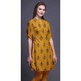 thumbnail image 2 of Bimba Roll Up Sleeve Kurti For Women Printed Mandarin Collar Short Kurti Tops, 2 of 6