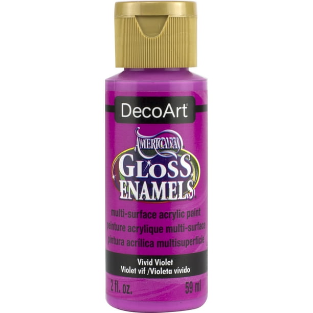 DecoArt Americana Gloss Enamels Acrylic Paint, 2 oz., Vivid Violet