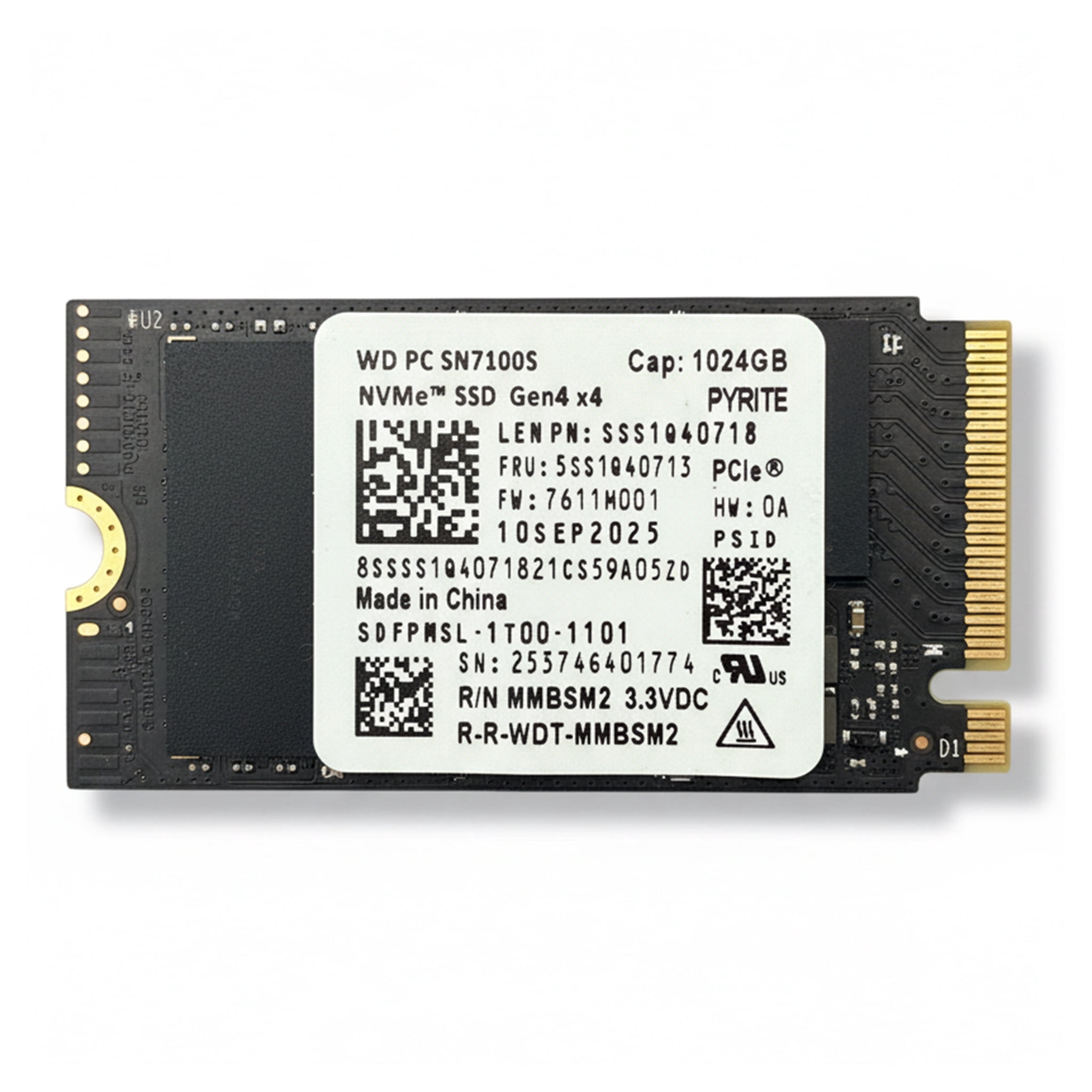 内蔵型SSD WD Blue SN570 2TB SSD Western Digital 2TB WD Blue SN570 NVMe SSD, Internal M.2 2280