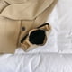 thumbnail image 2 of Bolso de hombro para mujer PU Diamond Underarm Bag Evening Party Clutch Bolso (Caqui), 2 of 6