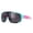 Blue Frame Full Gray Piece, variant on Womens Cycling Sunglasses Windproof Outdoor Eyewear Plastic Frame Colorful Coating Enhanced Vision for Cycling