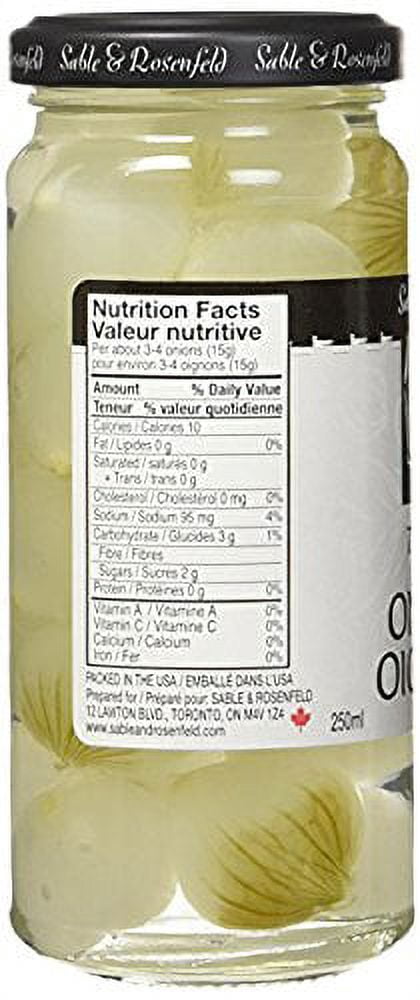 Sable & Rosenfeld Vermouth Tipsy Onions, 5-Ounce Glass Jars (Pack of 12)