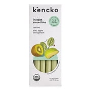 Kencko Greens Organic Instant Fruit & Veggie Smoothies, Powdered Drink Mix, .78 oz, 4 Pack
