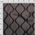 thumbnail image 3 of oneOone Viscose Chiffon Pebble Gray Fabric Asian Paisley Floral Craft Projects Decor Fabric Printed By The Yard 42 Inch Wide, 3 of 4