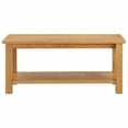 vidaXL Coffee Table End Table with Storage Shelf Sofa Table Solid Wood ...
