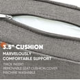 thumbnail image 5 of PARKWELL Patio Wicker Cushioned Chairs Set of 2,Outdoor Furniture Sets,Gray Cushion, 5 of 8