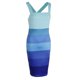 thumbnail image 1 of Vestido ajustado Soledad sin espalda a rayas de verano para mujer Azul, 1 of 10