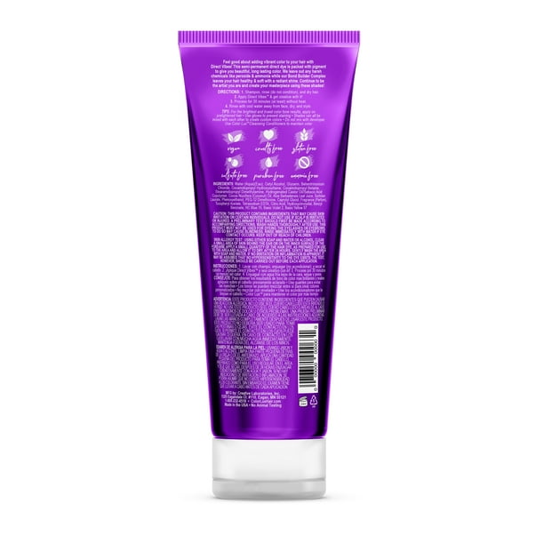 Color Lux Direct Vibes Purple 8 0z, for Adults and Teens - Walmart