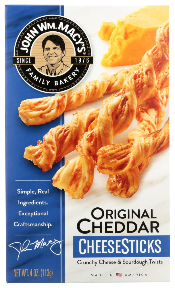 John Wm Macy'S Original Cheddar Cheese Sticks, 4 Oz