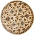 thumbnail image 2 of Nourison Delano Traditional Ivory 5'3" x ROUND Area Rug, (5 Round), 2 of 6