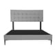 thumbnail image 2 of Base de cama Slim Queen Size DICASA Cabecera Catania Gris, 2 of 6