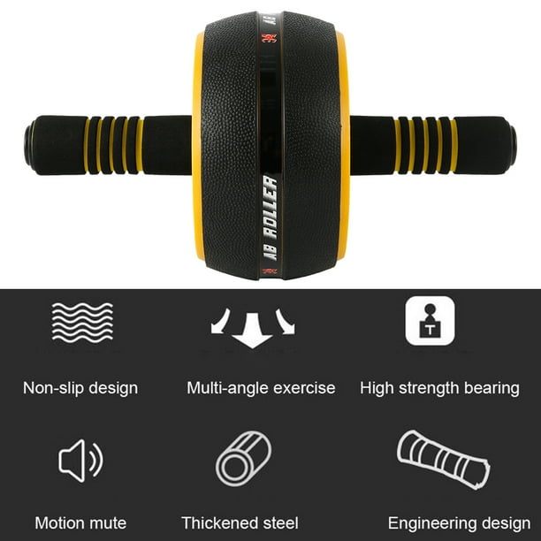 Everso Abdominal Wheel,Multifunctional Abdominal Muscle Fast-track Exercise Equipment, Abdominal Fitness Equipment, Home Beginner Men/Women Rollers