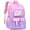Purple, variant on Gmdisc School Backpacks for Girls, Kids Lightweight Fashion School Bag Waterproof School Bookbags Gifts-Purple