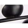 thumbnail image 4 of Eclipse 7 Lights Black Pendant With Frosted White Glass, 4 of 5