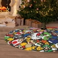 thumbnail image 6 of Saiise Christmas Tree Skirt 30" ,Xmas Tree Skirts with Mario N Pattern,Tree Mat for Indoor Outdoor Christmas Winter Holiday Party Indoor Decorations, 6 of 7