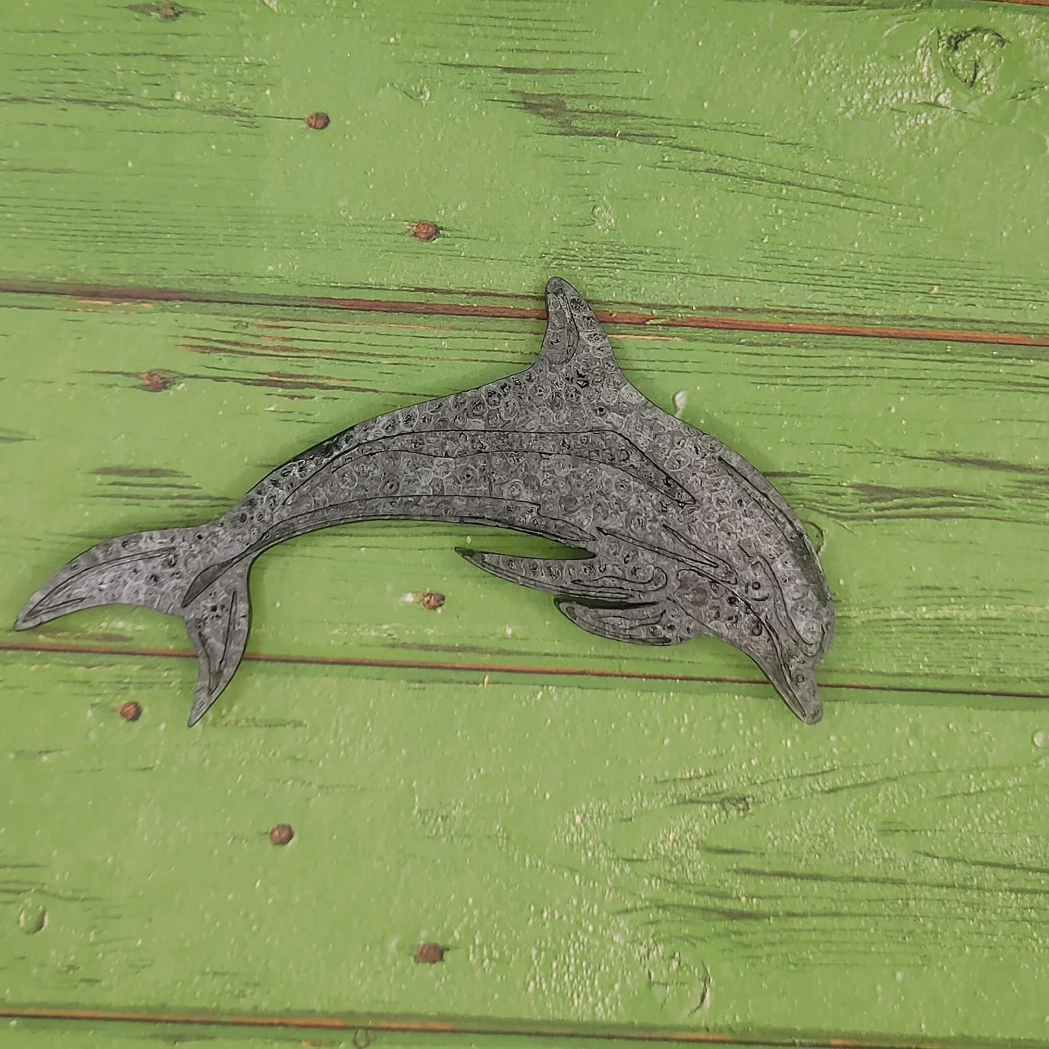 Dolphin, detailed, silicone freshie mold