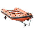 thumbnail image 2 of vidaXL Galvanized Steel 120.5 x 40.9 x 30.7 in Foldable Boat Trailer, 2 of 6