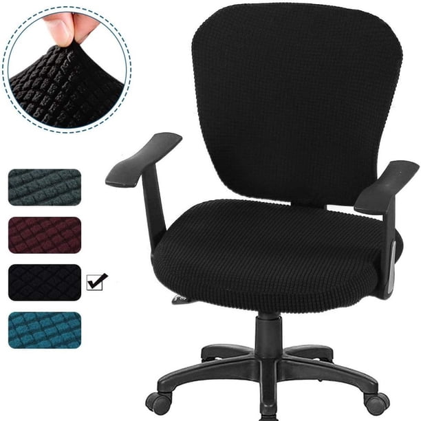Funda para silla de oficina, funda elástica para silla de oficina, extraíble y lavable.