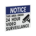 thumbnail image 5 of Pen+Gear 24-Hour Video Surveillance Sign, 4 × 6 Inches, White, Weather-Resistant, 5 of 6