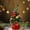Red, variant on 20cm Mini Christmas Tree - Purple, Space-Saving & Instant Festive Decor for Living Room Bedroom Desk