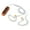 Orange, variante sur Lecteur MP3 Étanche pour la Natation, Lecteur de Musique MP3 avec Écouteurs et Câble de Chargement, Lecteur de Musique Portable pour la Natation Plongée Course
