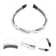 thumbnail image 3 of Unique Bargains 1 Pc Cute Braid Pearl Headbands for Women White, 3 of 6