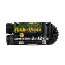 Flex-Drain 4'' X 12' Soild Drainage Pipe