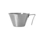 thumbnail image 3 of Taza medidora de Espresso de 100ml con mango de escala, accesorio para máquina de café de taza de té de la leche, taza de café de acero inoxidable Macarena jarras medidoras de café, 3 of 8