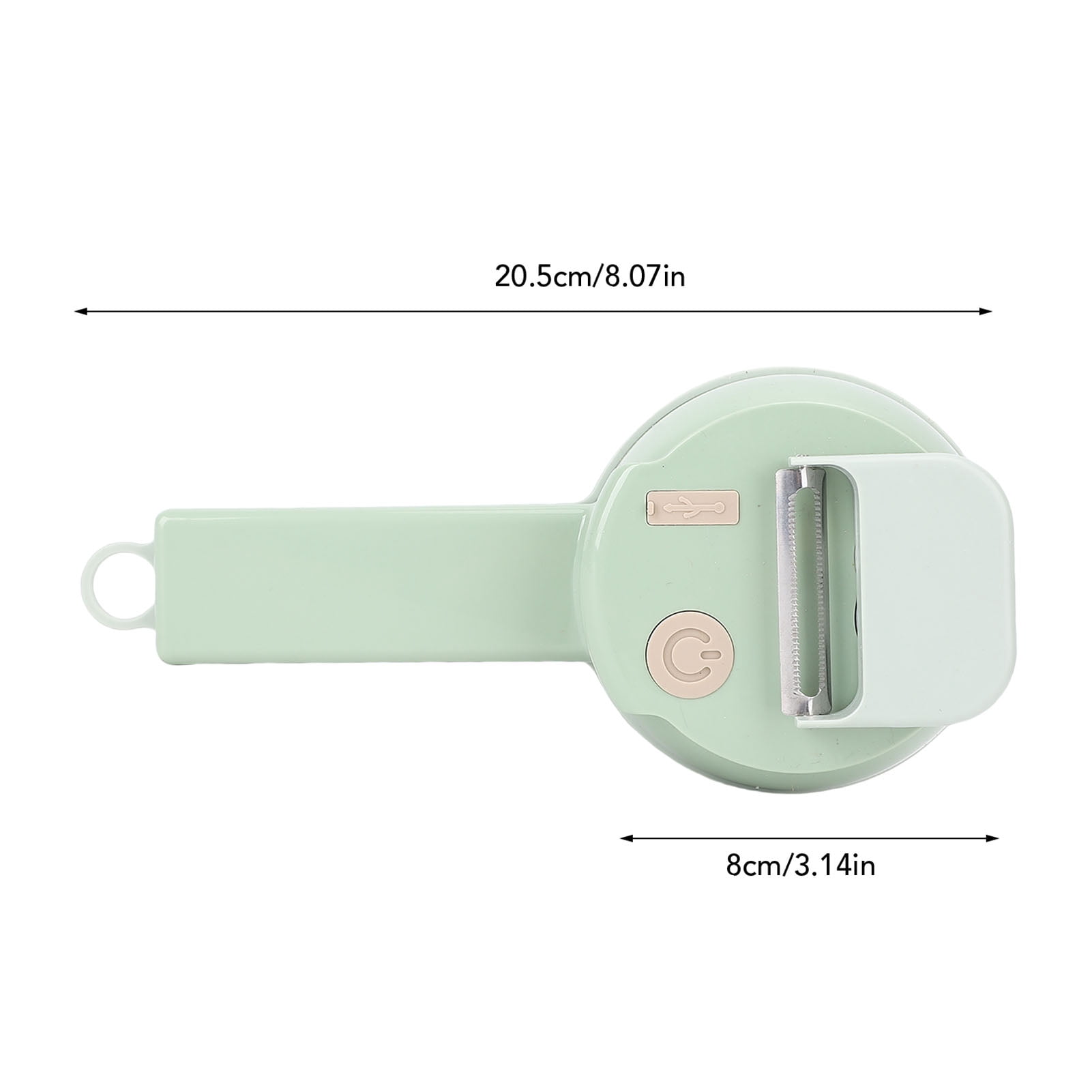 Yajisi Handheld Vegetable Cutter Electric Food Chopper USB Rechargeable Processor, 8.66 inches / 22 cm Length