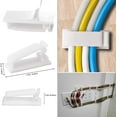 thumbnail image 3 of Kit de gestión de cables, 4 fundas para cables, 3 clips organizadores de escritorio, 10+2 clips organizadores para cables de extensión, 15 clips adhesivos para cables, bridas para cables, 3 of 5